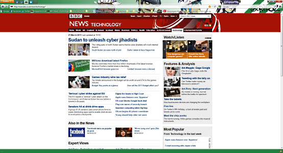 Firefox 4 screenshot
